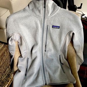 Gray Patagonia Fleece Jacket